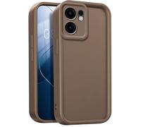 GOGME Funda para OPPO Reno 13F /Reno 13FS, Funda Protectora Completa de Silicona TPU Suave, Carcasa Antipolvo Prueba de Choques - Marrón