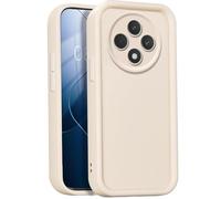 GOGME Funda para OPPO Reno12 F(Reno 12F) 5G / OPPO Reno12 FS(Reno 12FS) 5G, Funda Protectora Completa de Silicona TPU Suave, Carcasa Antipolvo Prueba de Choques - Blanco