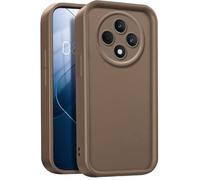 GOGME Funda para OPPO Reno12 F(Reno 12F) 5G / OPPO Reno12 FS(Reno 12FS) 5G, Funda Protectora Completa de Silicona TPU Suave, Carcasa Antipolvo Prueba de Choques - Marrón