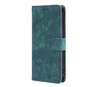 GOGME Funda para Oukitel C62 / C62 Pro, Carcasa Billetera de Cuero con Ranuras para Tarjetas, Case Antigolpes y Protección RFID - Verde