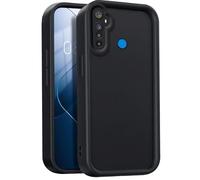 GOGME Funda para Realme 5 / Realme 5S / Realme 5i / Realme C3, Funda Protectora Completa de Silicona TPU Suave, Carcasa Antipolvo Prueba de Choques - Negro