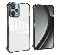 GOGME Funda para Realme 9 Pro 5G / Realme 9 5G Esquinas Reforzadas con Protector Cámara Carcasa/TPU Anti - Arañazos Antigolpes Suave Clara Design - Negro
