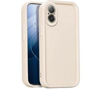 GOGME Funda para Realme C67 4G, Funda Protectora Completa de Silicona TPU Suave, Carcasa Antipolvo Prueba de Choques - Blanco