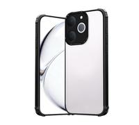 GOGME Funda para Realme C71 4G, Carcasa con Marco Antideslizante Mate y Espalda Transparente, Funda Protectora Delgada Antigolpes y Antirrayaduras - Negro
