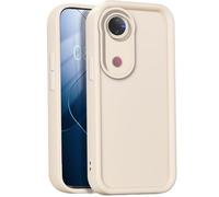 GOGME Funda para Vivo V50 5G, Funda Protectora Completa de Silicona TPU Suave, Carcasa Antipolvo Prueba de Choques - Blanco