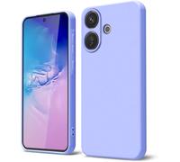 GOGME Funda para Vivo V60 Lite 5G Capa con Forro de Microfibra Antiarañazos Líquida Silicona Carcasa Antigolpes Protector Móvil Case Cover, Morado