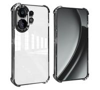 GOGME Funda para Vivo X200 FE Esquinas Reforzadas con Protector Cámara Carcasa/TPU Anti - Arañazos Antigolpes Suave Clara Design - Negro