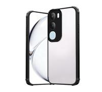 GOGME Funda para Vivo Y19s, Carcasa con Marco Antideslizante Mate y Espalda Transparente, Funda Protectora Delgada Antigolpes y Antirrayaduras - Negro