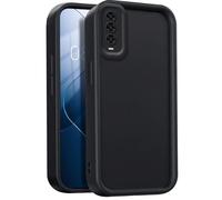 GOGME Funda para Vivo Y20 / Y20S / Y11S / Y12s, Funda Protectora Completa de Silicona TPU Suave, Carcasa Antipolvo Prueba de Choques - Negro