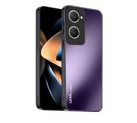 GOGME Funda para Vivo Y28s 5G con Espalda Escarchada, Carcasa Mate Ultra Delgada Antigolpes, Antiarraños, Antidesliz Anti-Huellas - Morado