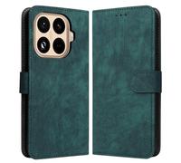 GOGME Funda para Xiaomi 15T Pro 5G, Carcasa Billetera de Cuero con Ranuras para Tarjetas, Case Antigolpes y Protección RFID - Verde