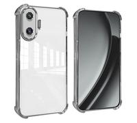 GOGME Funda para Xiaomi Poco F7 5G Esquinas Reforzadas con Protector Cámara Carcasa/TPU Anti - Arañazos Antigolpes Suave Clara Design - Plata