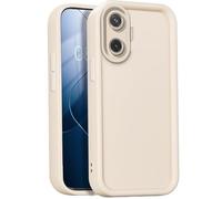 GOGME Funda para Xiaomi Poco F7 5G, Funda Protectora Completa de Silicona TPU Suave, Carcasa Antipolvo Prueba de Choques - Blanco