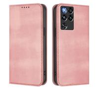 GOGME Funda para ZTE Nubia RedMagic 11 Pro / 11 Pro+, Carcasa Cartera de Cuero con Protección RFID, Funda Flip con Soporte y Ranuras para Tarjetas - Rosa