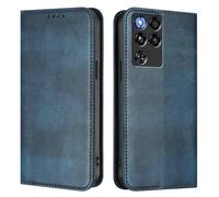 GOGME Funda para ZTE Nubia RedMagic 11 Pro / 11 Pro+, Carcasa Cartera de Cuero con Protección RFID, Funda Flip con Soporte y Ranuras para Tarjetas - Azul
