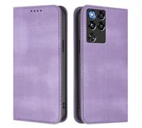 GOGME Funda para ZTE Nubia RedMagic 11 Pro / 11 Pro+, Carcasa Cartera de Cuero con Protección RFID, Funda Flip con Soporte y Ranuras para Tarjetas - Morado