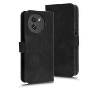 GOGME Libro de Cuero Funda para DOOGEE Note 59 / Note 59 Pro, Premium PU/TPU Flip Case Billetera Carcasa con Ranuras para Tarjetas y Soporte Plegable.Negro