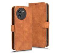 GOGME Libro de Cuero Funda para DOOGEE Note 59 / Note 59 Pro, Premium PU/TPU Flip Case Billetera Carcasa con Ranuras para Tarjetas y Soporte Plegable.Marrón
