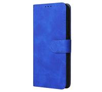 GOGME Libro de Cuero Funda para Realme P3 Lite, Premium PU/TPU Flip Case Billetera Carcasa con Ranuras para Tarjetas y Soporte Plegable.Azul