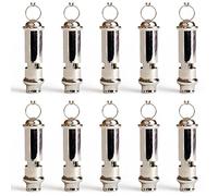 GOGO 10 PCS Silbato Arbitro Profesional Silbato Supervivencia Nadar Silbato para Deporte Futbol Baloncesto Tenis Correr Gym