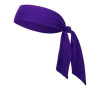 GOGO Banda de Ala Ancha Elástica Cinta Pelo Deporte Diadema Deportiva Unisex Asccesorios Pelo Deportivas Headband Púrpura para Baloncesto, Correr, Yoga
