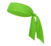 GOGO Banda de Ala Ancha Elástica Cinta Pelo Deporte Diadema Deportiva Unisex Asccesorios Pelo Deportivas Headband Verde para Baloncesto, Correr, Yoga
