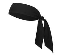 GOGO Head corbata, corbata, cinta, cinta de tenis deportes diadema, Negro