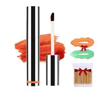 Gogodusk Lipstain,Gogodusk Lip Tint Lasting,Waterproof Longwear Liquid Lip Stain,Hydrating Matte Finish For Fuller Lips,12hr Smudge-Proof Color For Natural Finish (#4, Pack of 1)