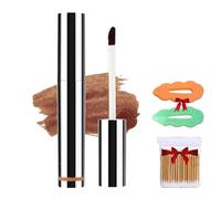 Gogodusk Lipstain,Gogodusk Lip Tint Lasting,Waterproof Longwear Liquid Lip Stain,Hydrating Matte Finish For Fuller Lips,12hr Smudge-Proof Color For Natural Finish (#3, Pack of 1)