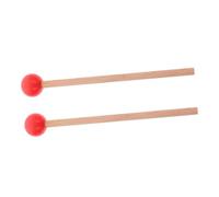 Gogogmee 1 Par de Percusión de Goma para Xilófono y Tambor Lingüístico Accesorios de Instrumento Musical para Glockenspiel y Marimba