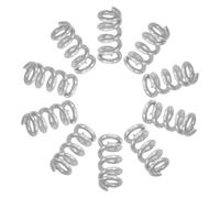 Gogogmee 10 Piezas 10 Resortes de Compresión Pequeños de Acero para Muelles Mini Resortes Metálicos 0,5x2,5x5 Mm para Mecanismos de Clic y Proyectos Industriales