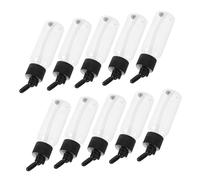 Gogogmee 10 piezas Botellas para Aerógrafo Plástico Reutilizables Diseño de Succión Inferior Control Preciso para Arte Detallado Reutilizable