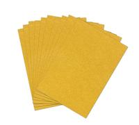 Gogogmee 10 Piezas Cartulina Glitter Dorada para Manualidades DIY Papel Brillante Resistente para Tarjetas Decoración y Scrapbooking