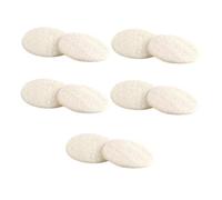 Gogogmee 10 piezas Esponjas Faciales de Lufa Natural para Limpieza Profunda Exfoliación Suave Control de Aceite para Spa y Cuidado Facial