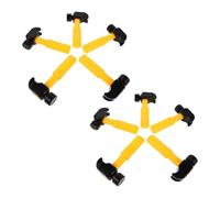 Gogogmee 10 Piezas Martillos de Plástico para Herramientas de Simulación Montessori para Desarrollo Sensorial Roles Juguete Seguro para Preescolares Prop de Fiesta y Construcción Infantil