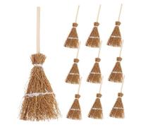 Gogogmee 10 Piezas Women's Hair Clips Escoba Halloween Decoracion Tocado De Fiesta Central De Cabello De Halloween Clips De Cabello Para Flequillo Horquilla Del Festival Khaki