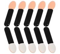 Gogogmee 10 Pinceles Mini para Maquillaje de Ojos y Labios Esponja Acrílica, Aplicación Precisa y Multiuso para Retoques Diarios y Maquillaje On-the-go