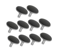 Gogogmee 10 Ruedas Ajustables para Sillas de Oficina Patas Fijas y Base Antideslizante de 50Mm Niveladores Prácticos para Escritorios y Muebles Repuesto Silencioso y Protector de Suelo