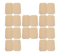 Gogogmee 10 Unidades Funda Autoadhesiva para Libros de Papel Kraft Vintage Práctica y Resistente para Proteger Libros en Oficina o Proyectos Manuales