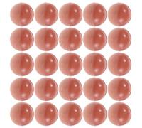 Gogogmee 100 Bolas de Sonajero de Plástico Marrón de 20 Mm para Juguetes de Ñiño, Piezas de Repuesto para Sonajeros, Uso en Manualidades y Juegos Interactivos para Bebés y Mascotas