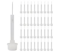 Gogogmee 100 Piezas Brochas de Repuesto para Uñas Pinceles Desechables de Cerdas Suaves para Nail Art Aplicación Precisa y Control Detallado para Diseños Finos y Manicuras Profesionales