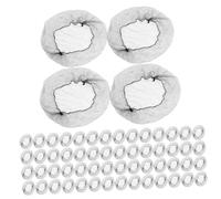 Gogogmee 100 piezas Unidades de Redes Invisibles para Moños Malla Suave y Resistente para Mujeres Bailarinas Servicio de Alimentos y Uso Diario