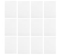 Gogogmee 100 Placas de Impresión de Espuma de Color Claro A4 para Manualidades Infantiles, Material Seguro y Amigable, Adecuado para Técnicas Artísticas y Creación de Tarjetas