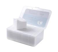 Gogogmee 1000 piezas Unidades Almohadillas Faciales de Algodón No Tejido Desmaquillante Suave y Delgado con Caja Almacenamiento para Cuidado y Maquillaje