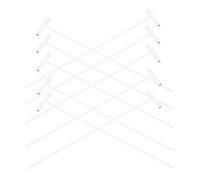 Gogogmee 10piezas Barras De Hierro para Puerta De Jaula De Alambre De Entrada Unidireccional Trampa Metálica Removible para Aves