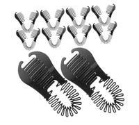 Gogogmee 10piezas Horquillas Coreanas De Plástico Pinzas Tipo Banana Para Mujer Accesorios Pelo Diseño Informal y Elegante