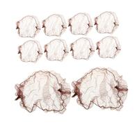 Gogogmee 10piezas Redes Para Moño De Cabello Invisibles y Elásticas Para Mujeres y Niñas Para Ballet Enfermeras y Otras Actividades Alta Elasticidad y Confort Diseño Práctico y