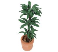 Gogogmee 12 para Decoración de Casas de Muñecas Simulación de Bonsái Brasileño Hojas Realistas Accesorios para Mini Casas y Escenas de Juego