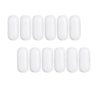 Gogogmee 12 Piezas barras para barras magnéticas de agitación laboratory magnetic stirring White