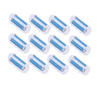 Gogogmee 12 piezas Cabezales Repuesto para Electrónica de Pies Rodillo Giratorio para Pedicura Profesional Ablandador de Durezas y Raspador Talón de Azul Portátil y Eficaz